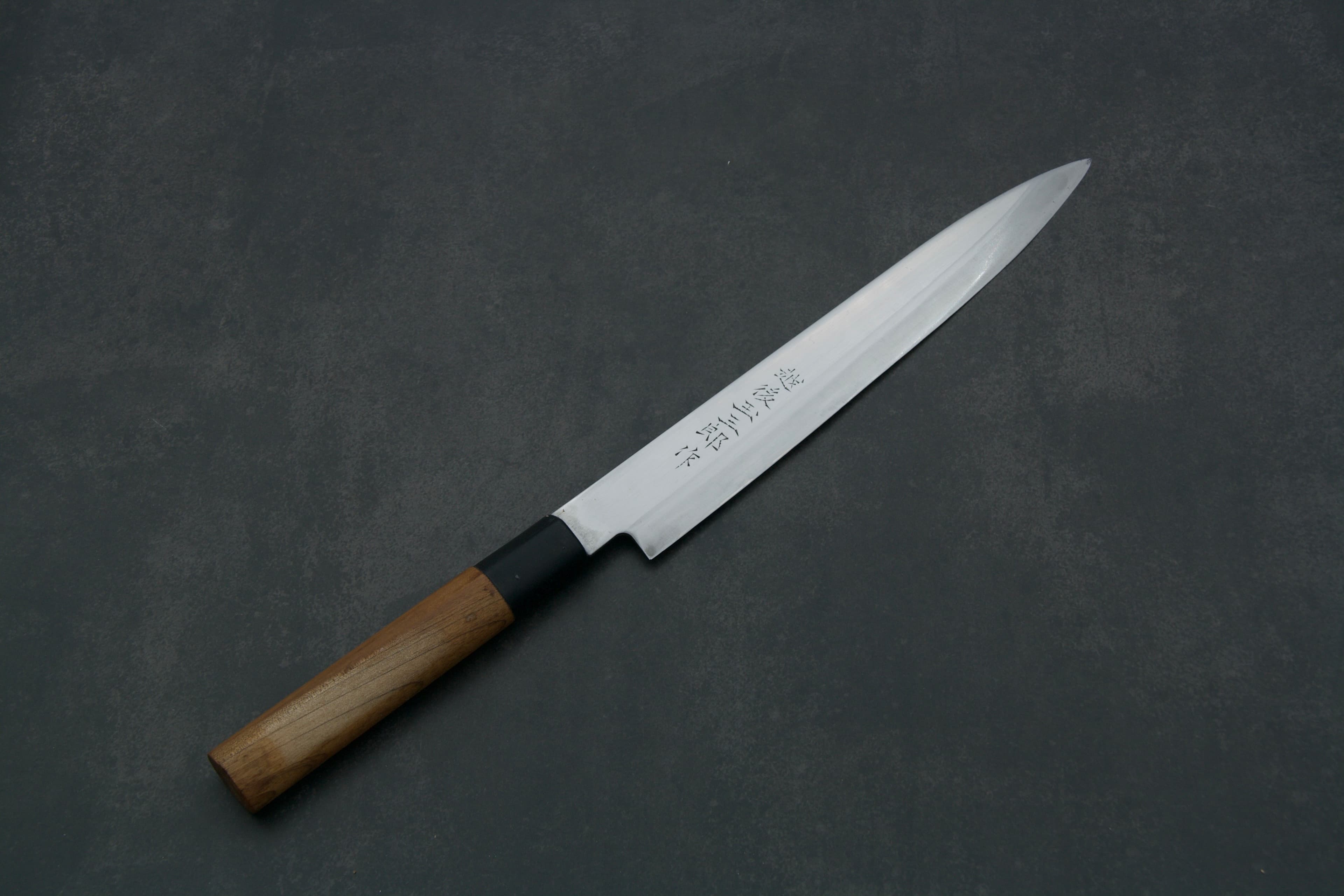 Restaurert Yanagiba Rustfritt stål WA håndtak 22cm