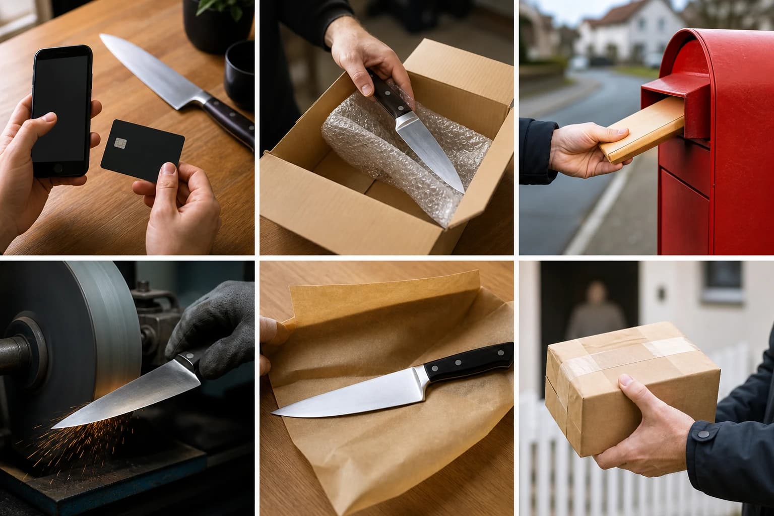 Knivsliping per post – hvordan fungerer det?